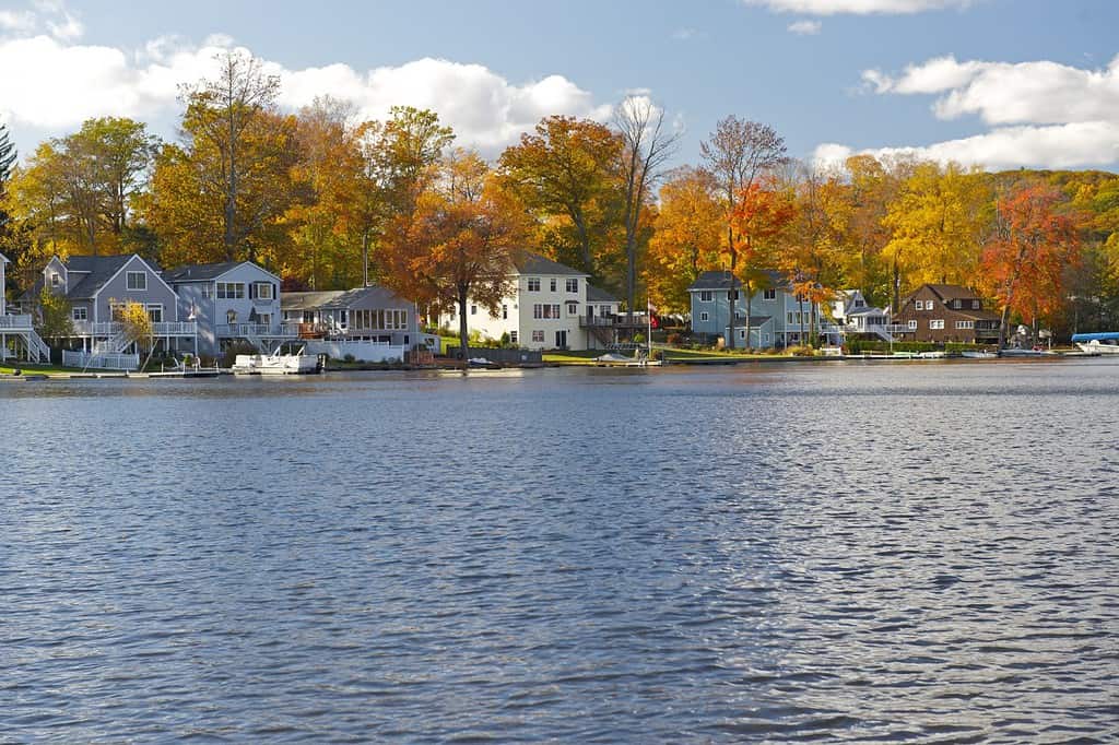Foliage season in beautiful Connecticut, Litchfield Hills, Winsted, Ct, USA