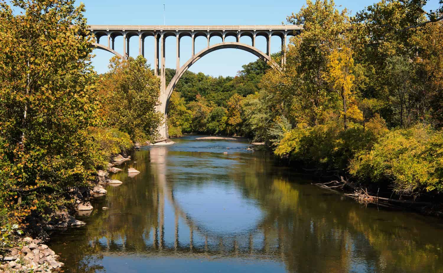 Brecksville-Northfield Bridge in Cuyahoga National Park, Ohio