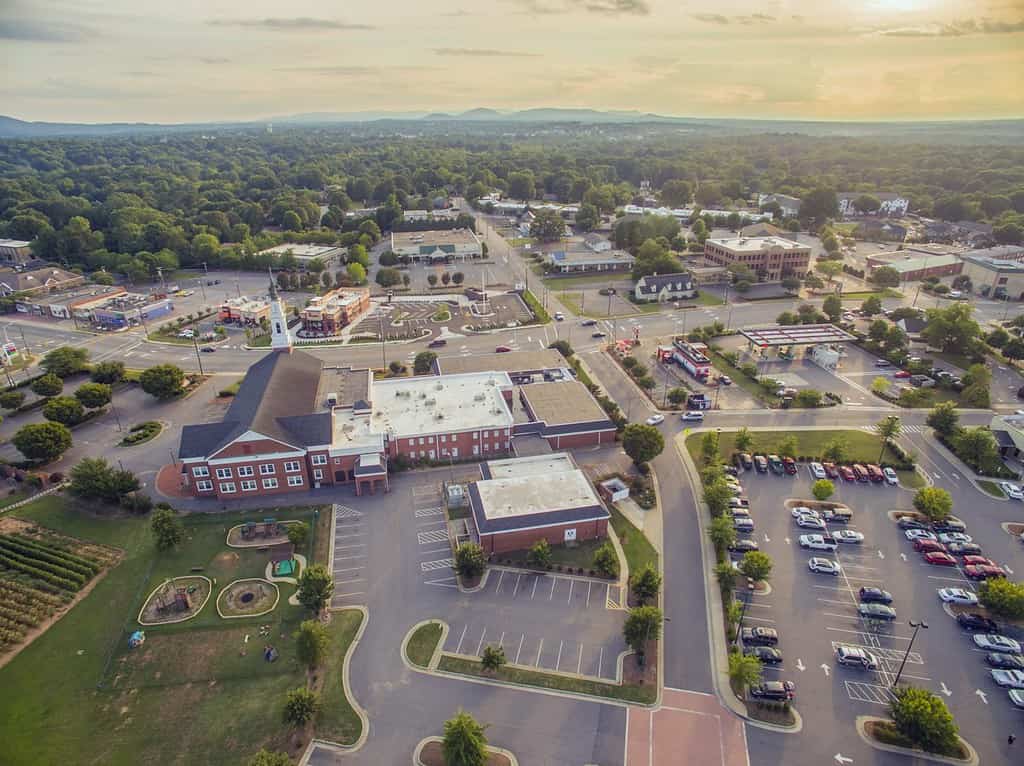 Hickory, NC | Viewmont | Aerial | HDR