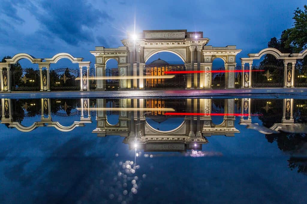 Palace of Nations (official residence of the President of Tajikistan) in Dushanbe, capital of Tajikistan