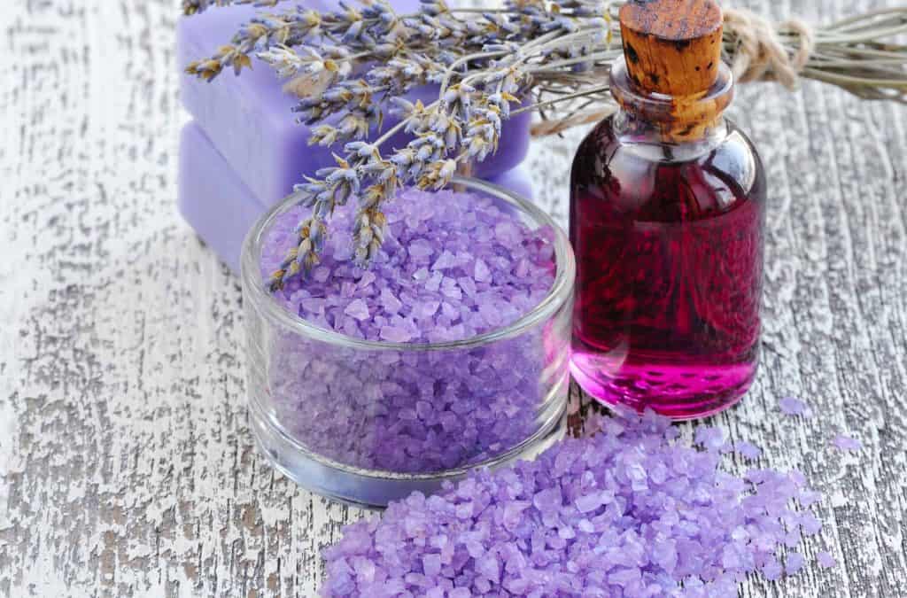Lavender homemade bath salt