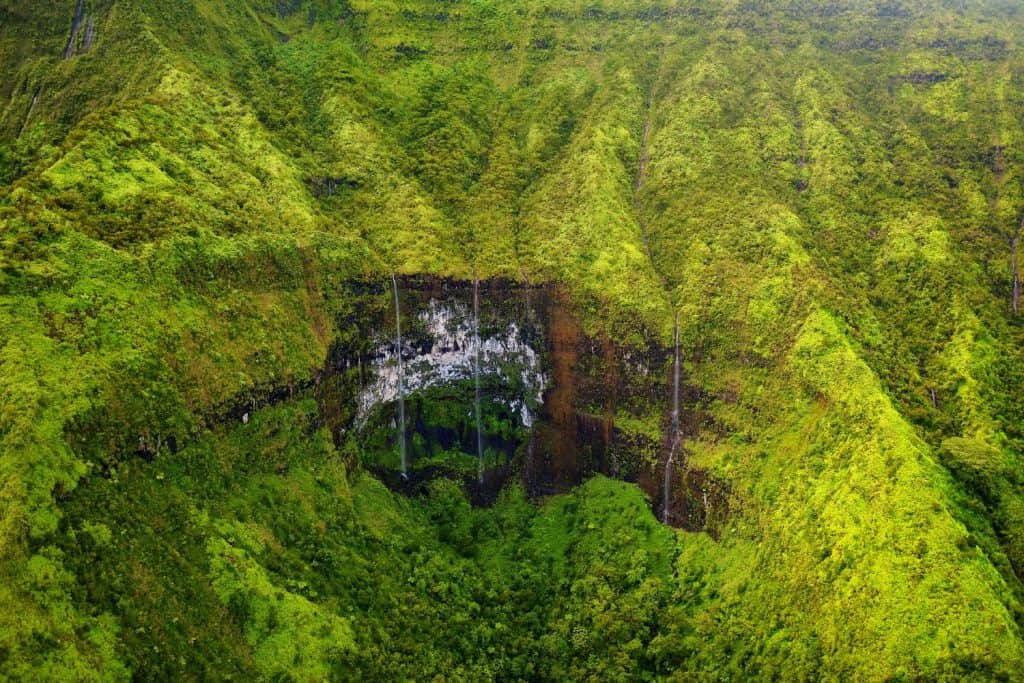 Mount Waialeale known as the wettest spot on Earth, Kauai, Hawaii