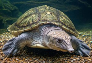 Yangtze Giant Softshell Turtle Rare animals