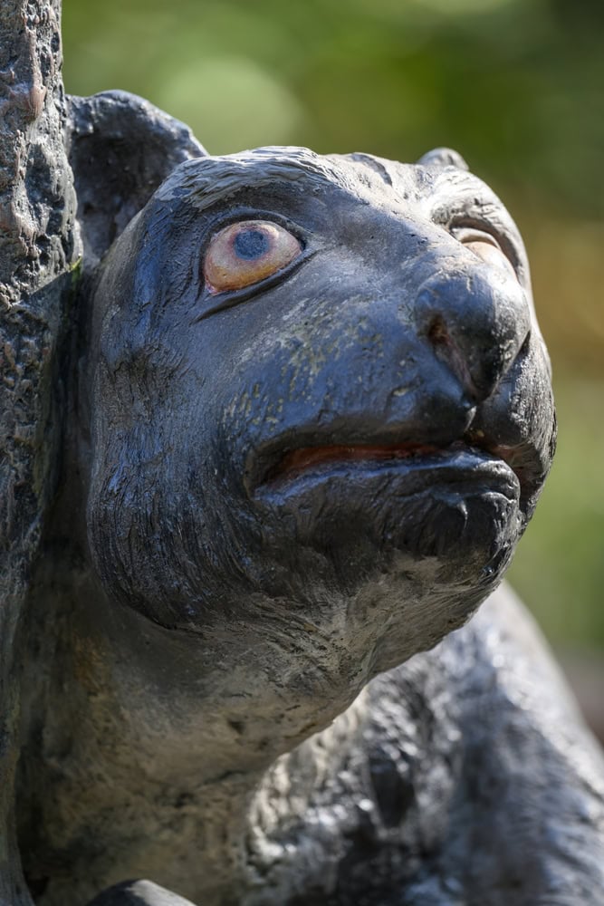 Figurine of the extinct prehistoric largest lemur.