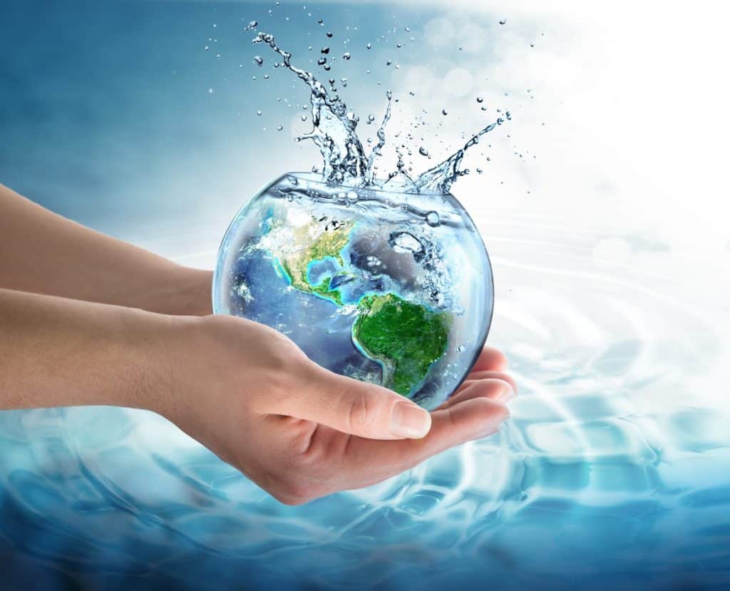 water conservation in the our planet - Usa - Elements of this image furnished by NASA