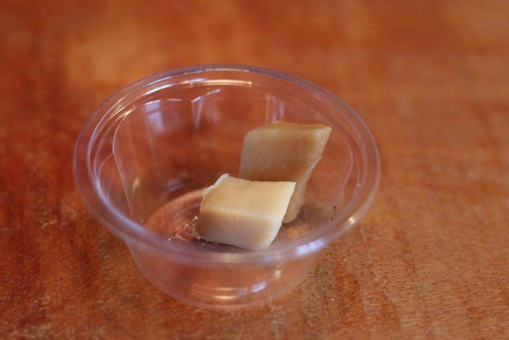 Hakarl is a national dish of Iceland consisting of a Greenland shark or other sleeper shark which has been cured with a particular fermentation process and hung to dry for four to five months.