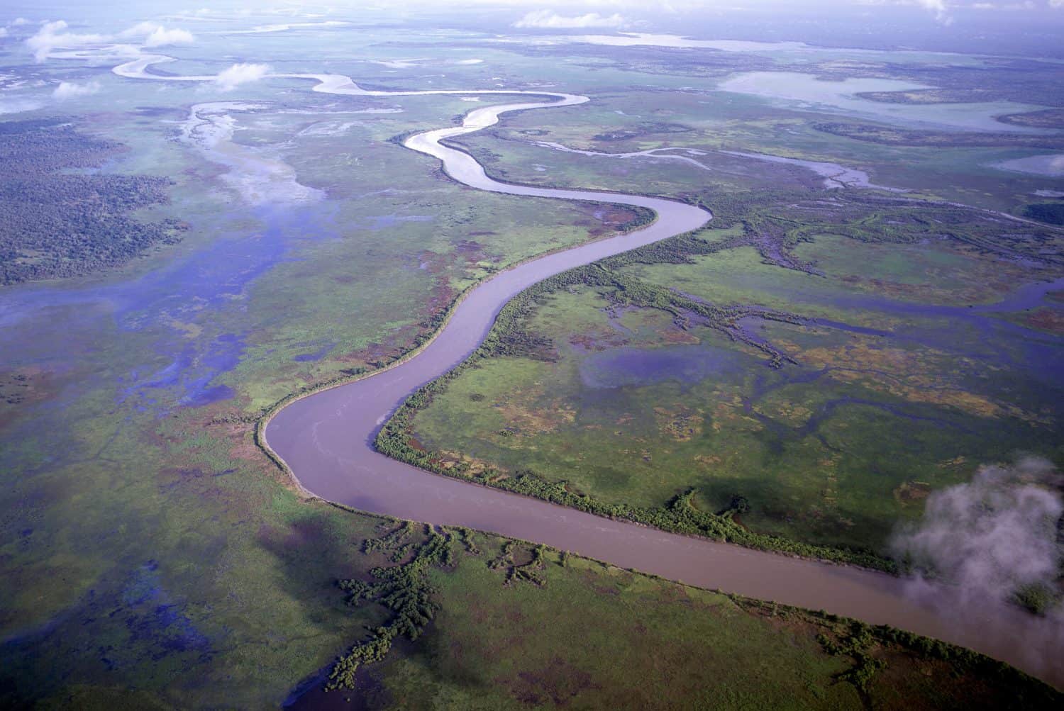 Northern Territory, Australia. The Mary riverl during the annual wet season.