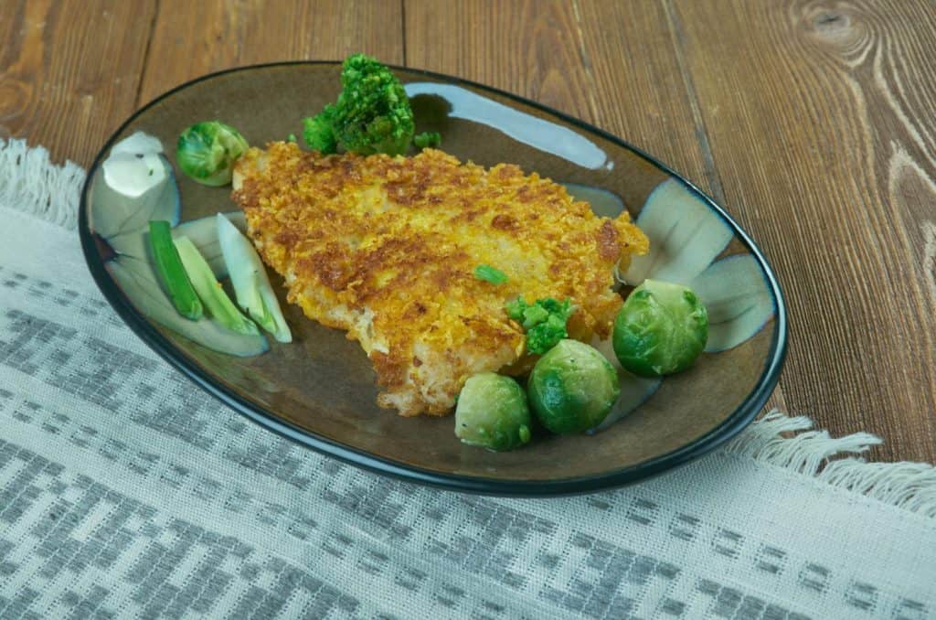 Orange Roughy Broil. close up