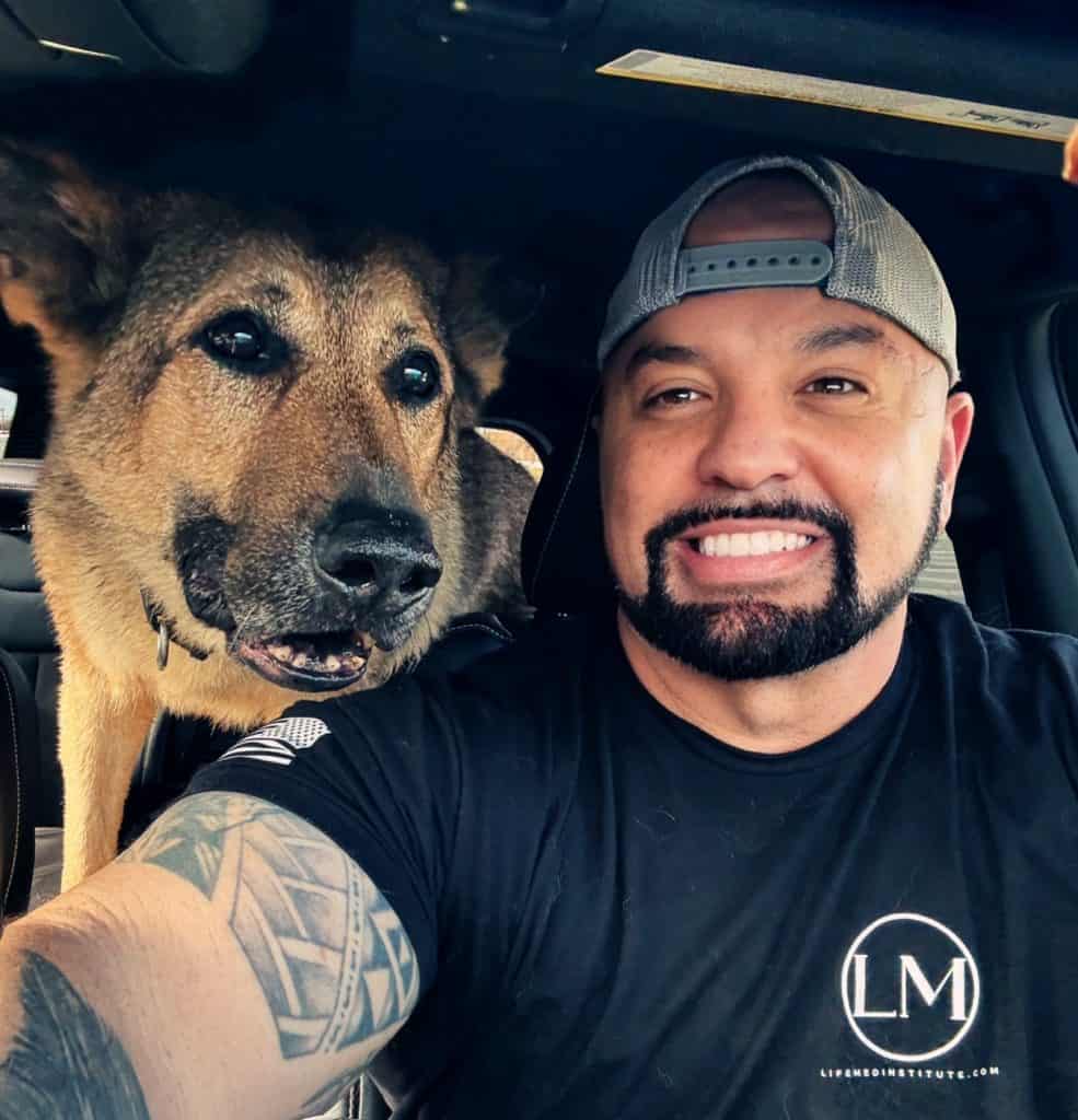 K9 Tambo and handler Chris Bingham