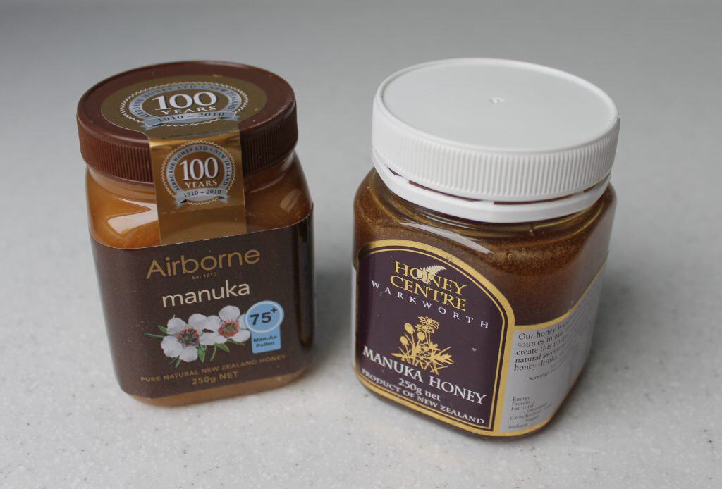 Manuka-Honig verschiedener Hersteller