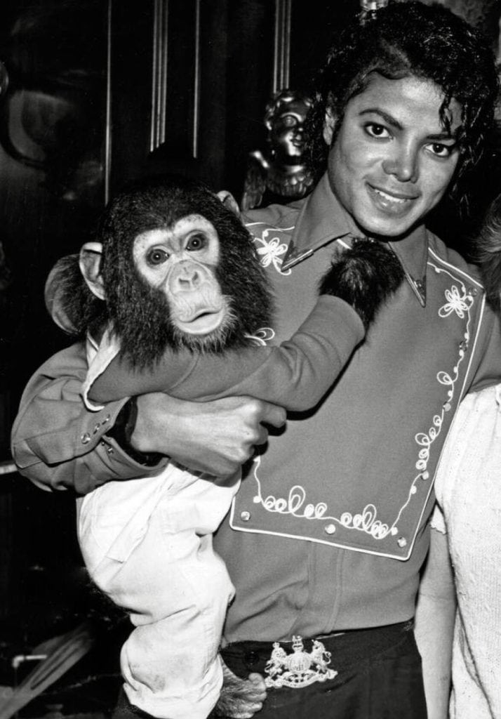 Michael Jackson and Bubbles