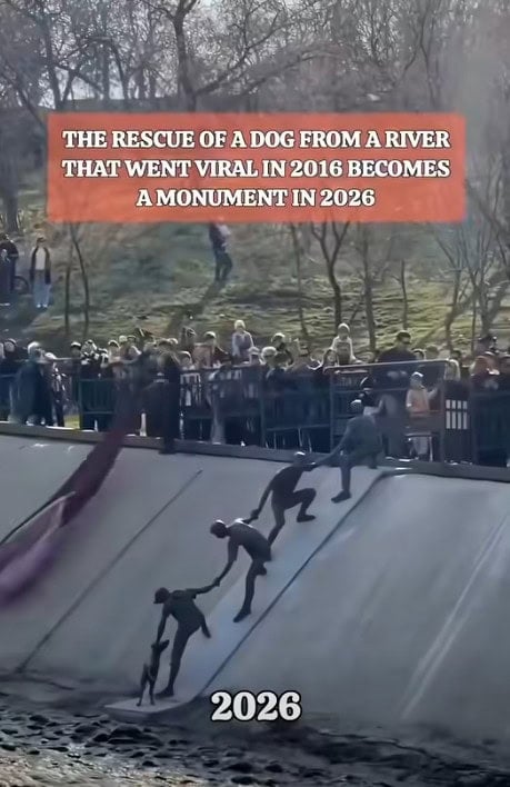 Screenshot of 2026 dog rescue memorial in Kazakhstan