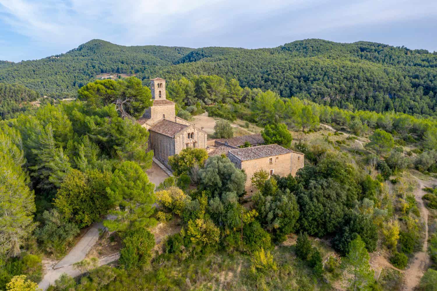 The Saint Ponce de Corbera monastery is a former Benedictine priory, located between Cervello and Corbera de Llobregat (Barcelona), Catalonia Spain.