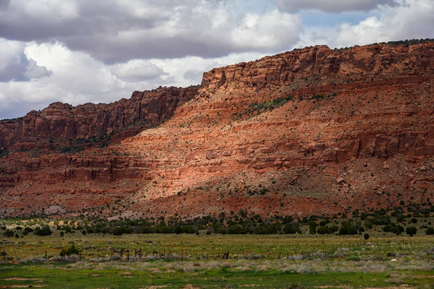 Condor Viewing Site for release and reintroduction of Critically Endangered and rare California Condors, eco-tourism at Vermillion Cliffs National Monument, Arizona, USA
