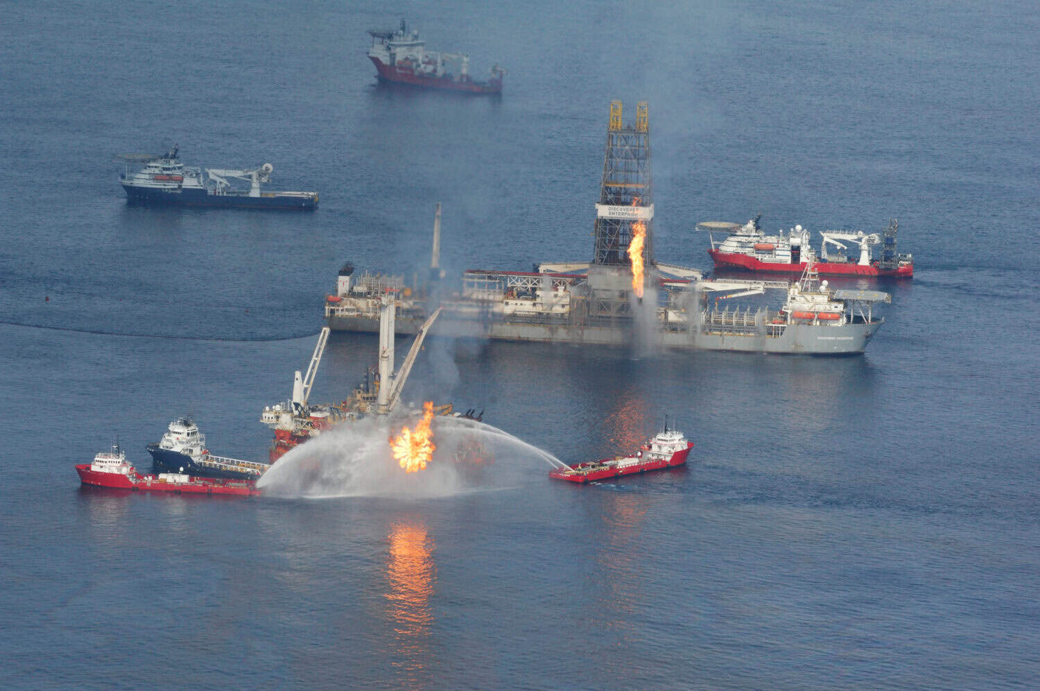 Deepwater Horizon well site, Louisiana