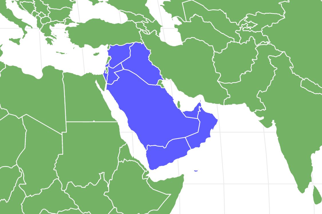 Arabian Wolf Locations