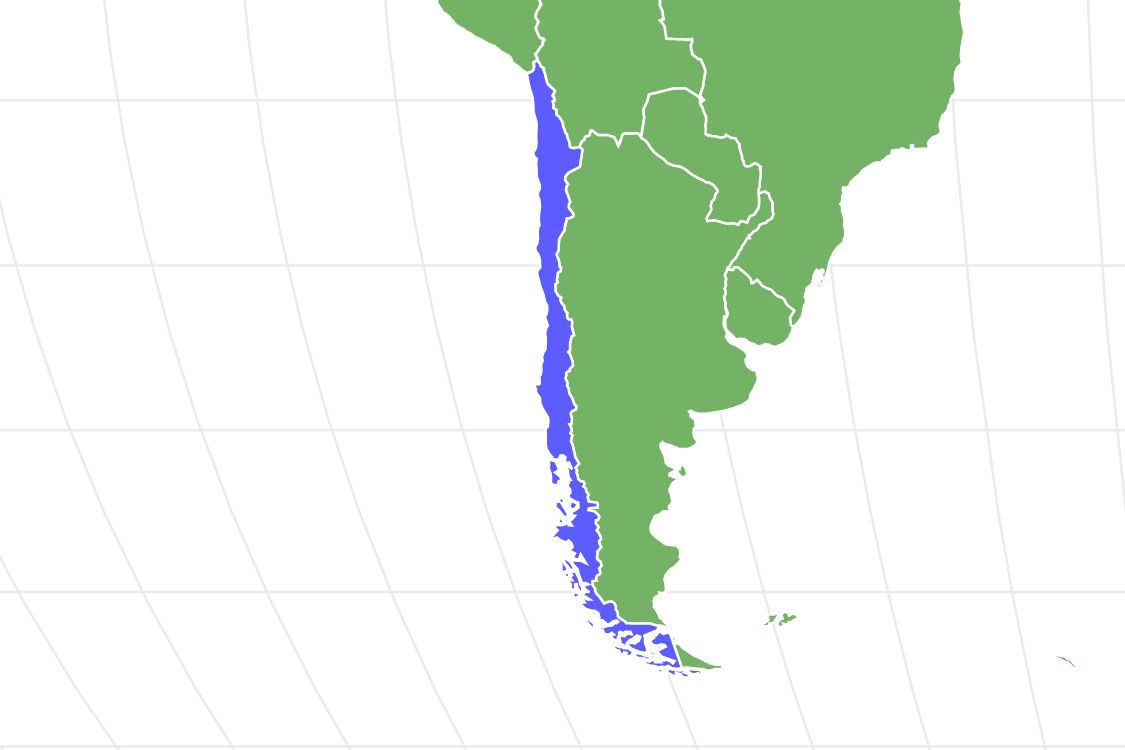 Chilesaurus Locations