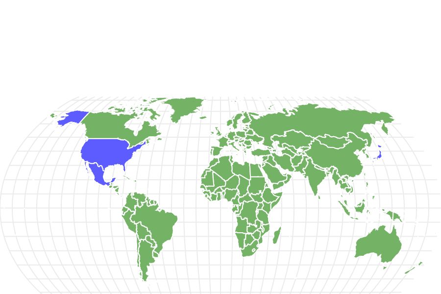 Desmostylus Locations