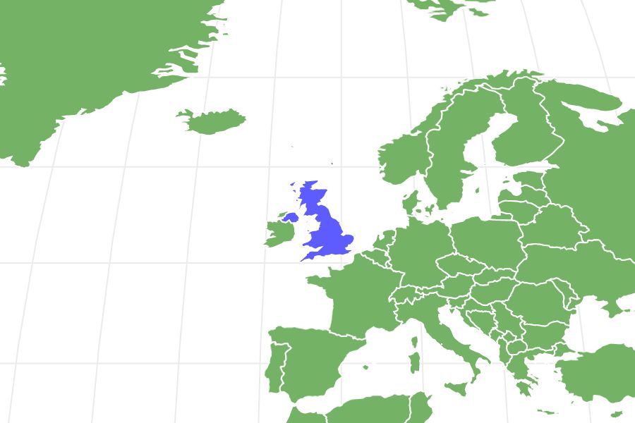 English Pointer Locations