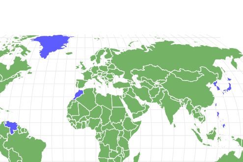 Freshwater Eel Locations