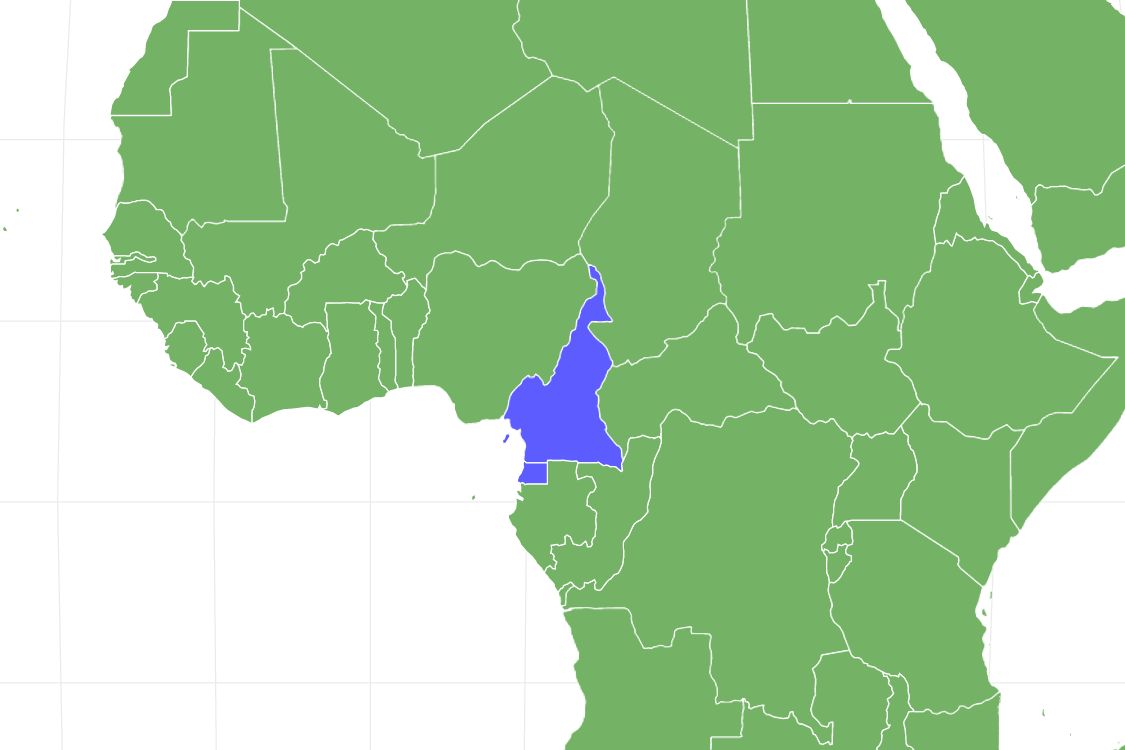 Goliath Frog Locations