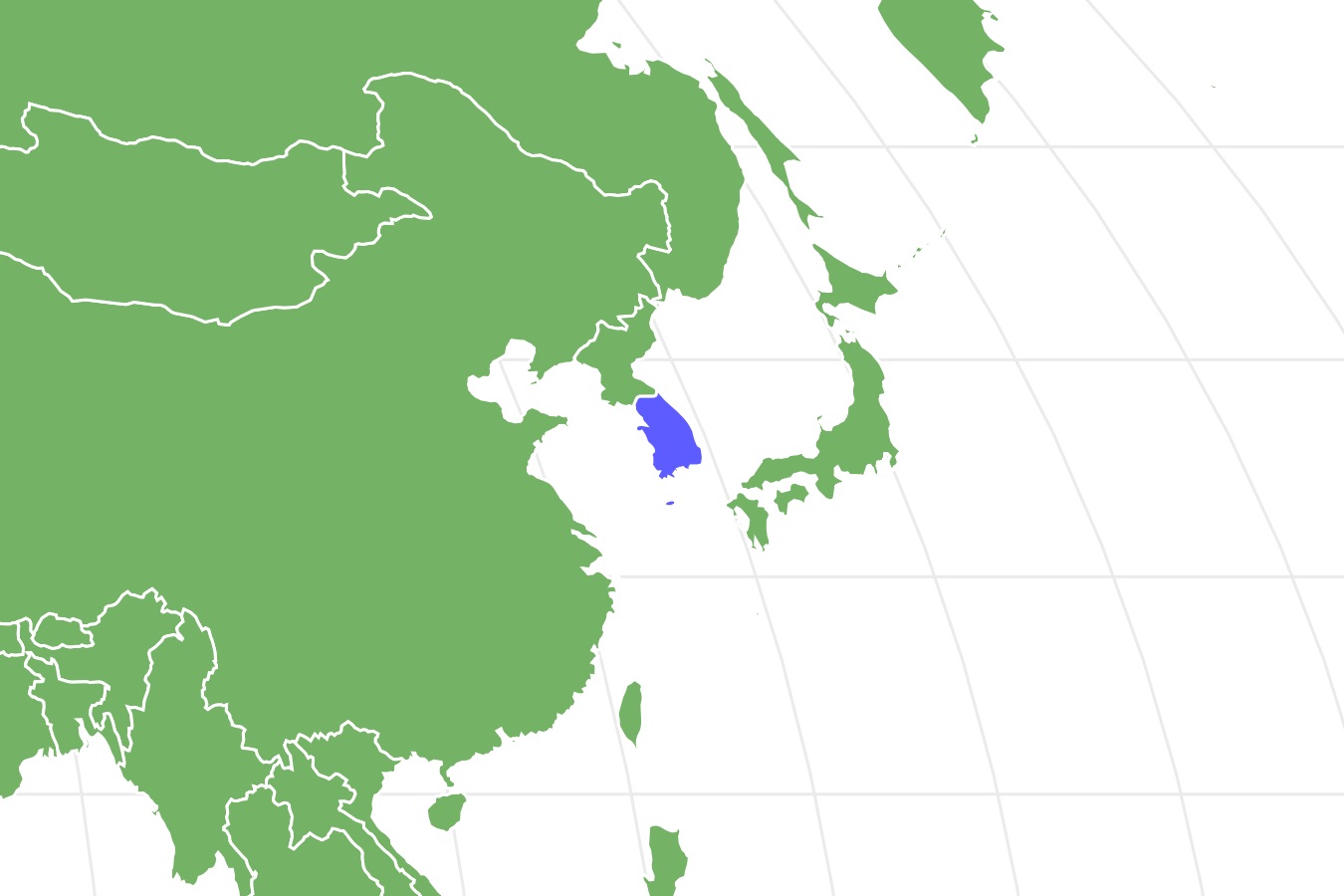 Korean Jindo Locations