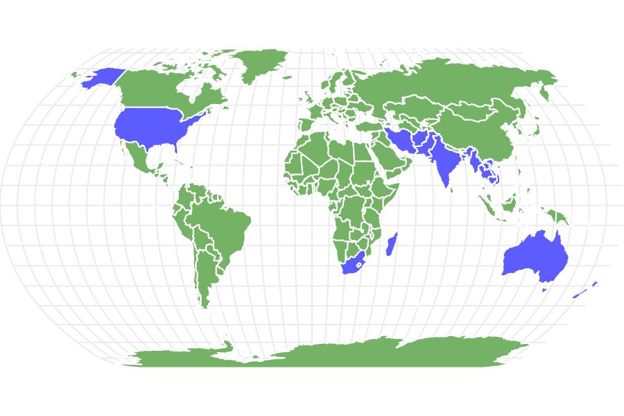 Myna Bird Locations