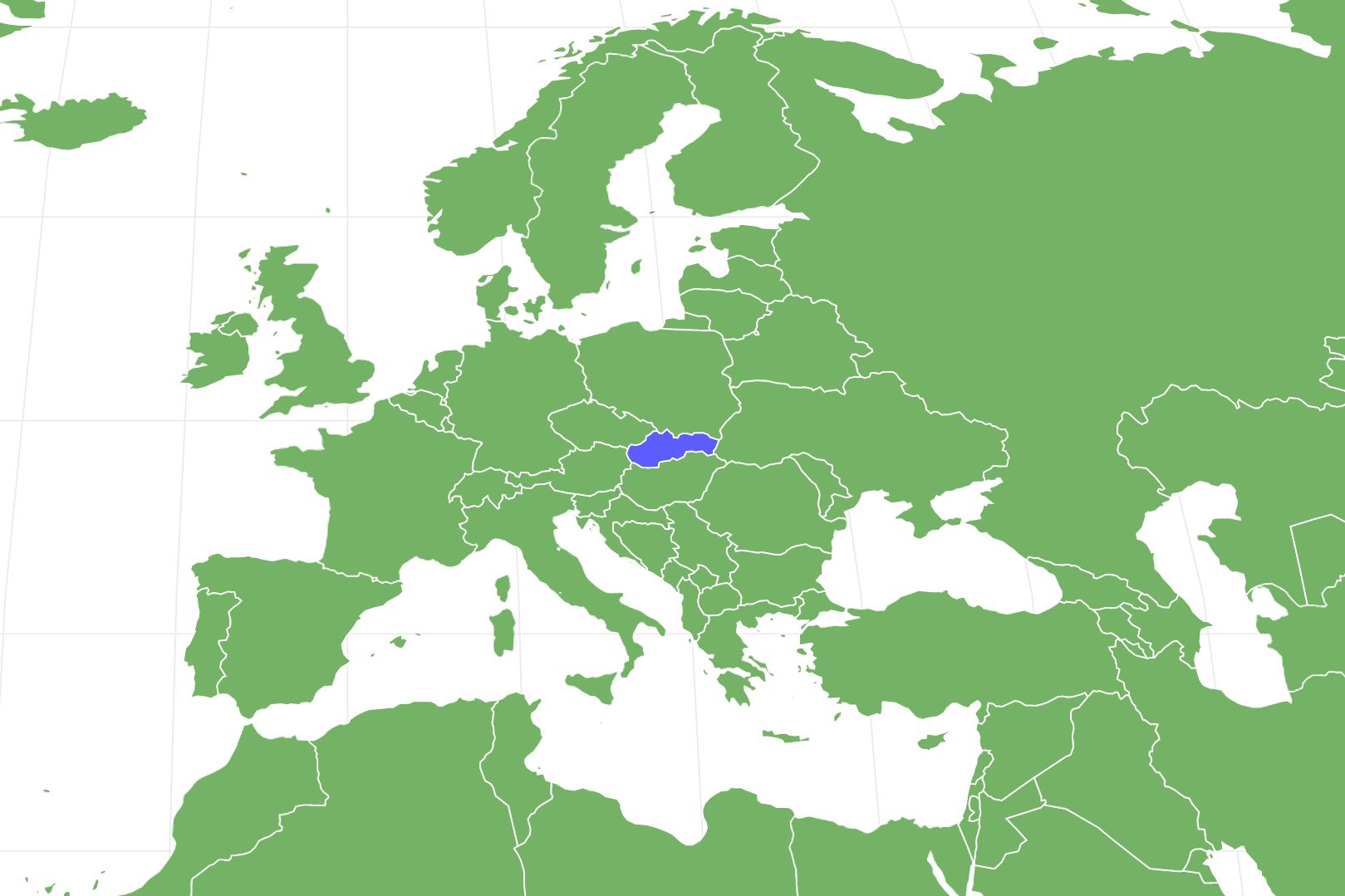 Slovak Cuvac Locations